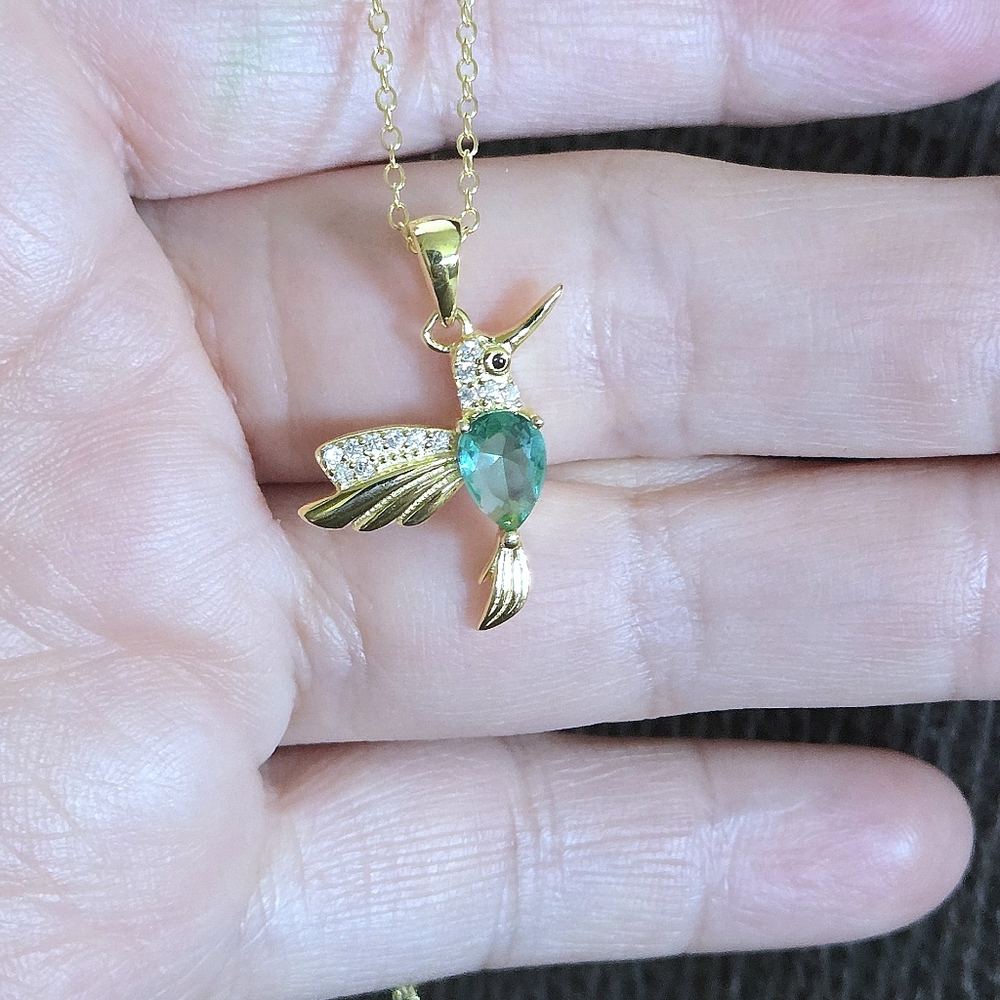 Cote d'Argent Hummingbird🪶 Pendant Necklace - NWT - Picture 4 of 16